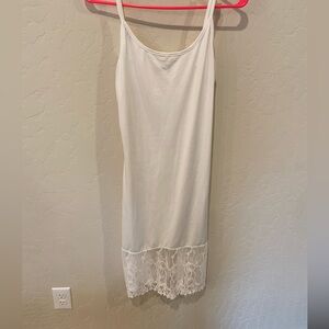 Lace slip dress